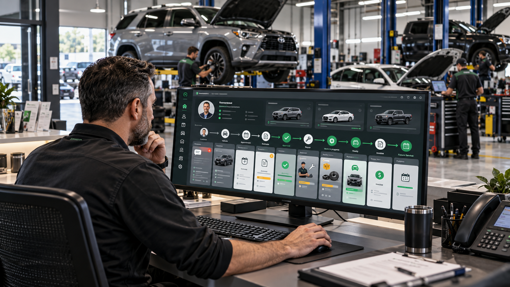 Auto Repair CRM for repair shops and service centres