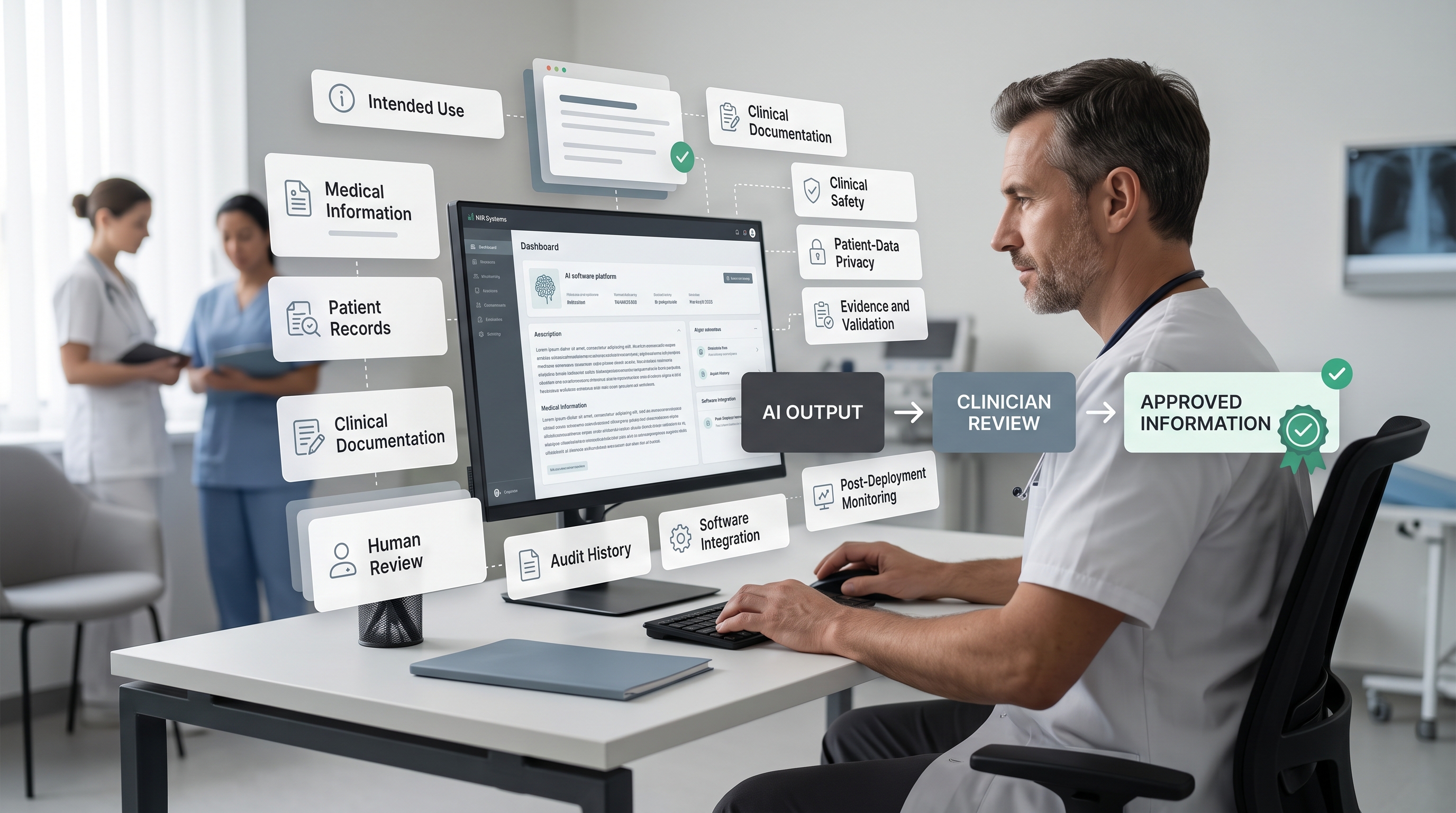Medical AI software for clinics and healthcare teams