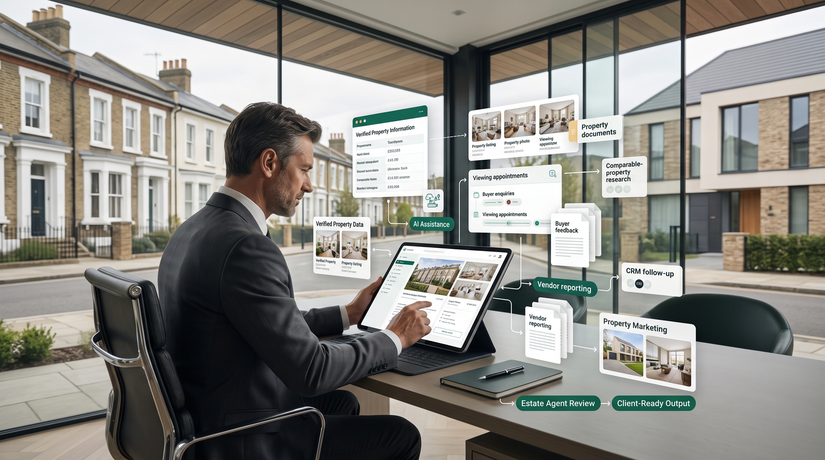 Real Estate AI workflows for estate agents